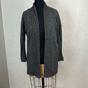 Gap Long Cardigan Sweater Dark Gray Sz Small